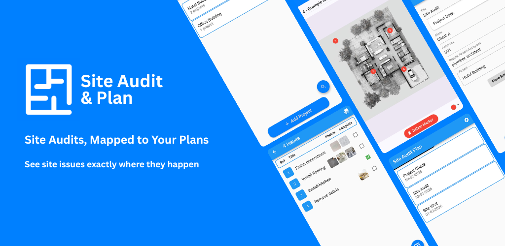 Site Audit and Plan application graphic